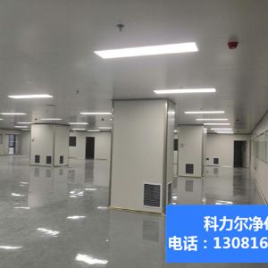 電子芯片車間科技無塵凈化車間